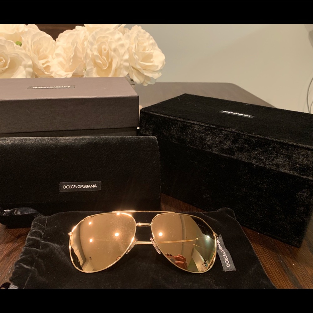 Dolce & Gabbana Aviator Sunglasses